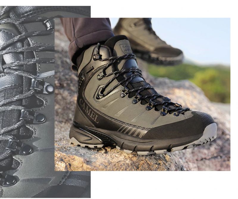 4d Buty Trekkingowe - Czarny