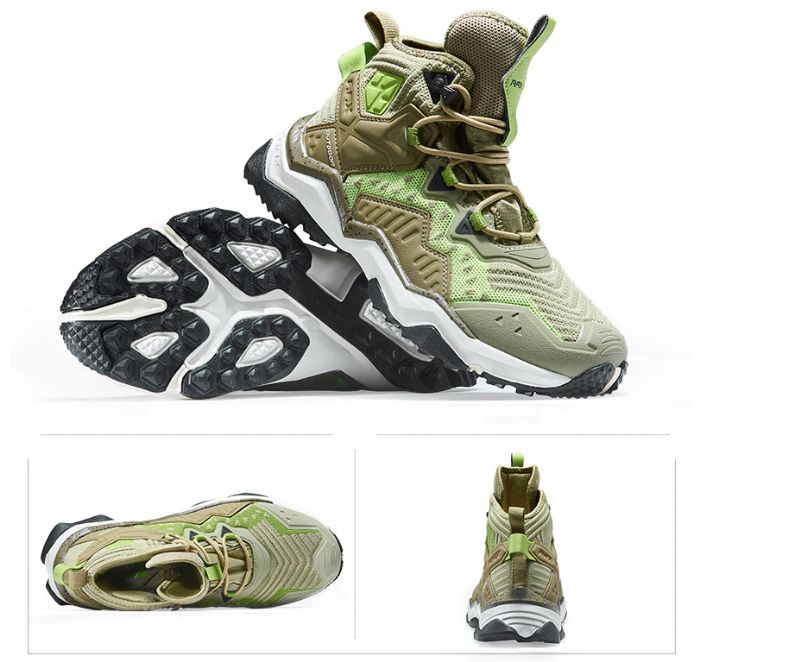 4d Buty Trekkingowe - Jasny khaki