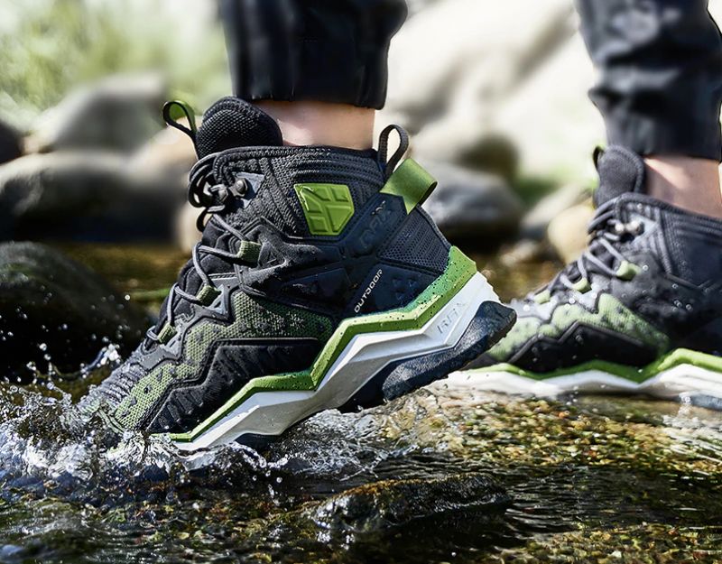 4d Buty Trekkingowe - Jasny khaki