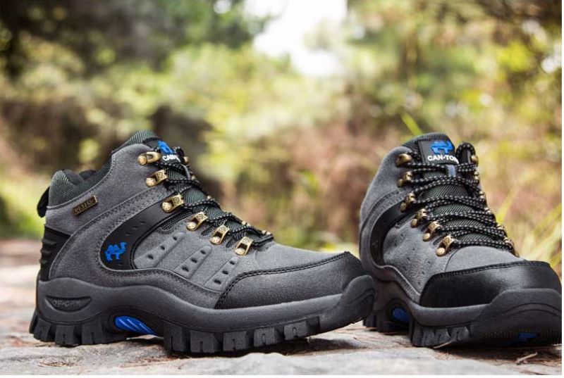 4d Buty Trekkingowe - Zieleń wojskowa