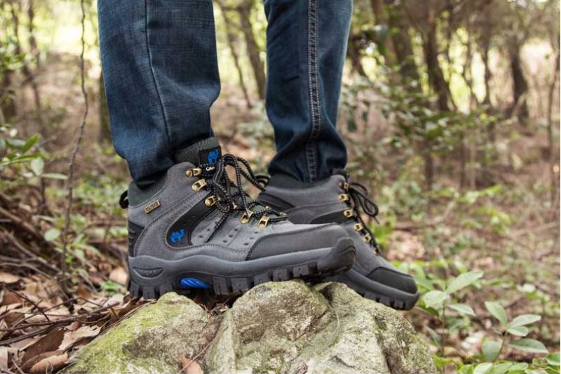 4d Buty Trekkingowe - Zieleń wojskowa
