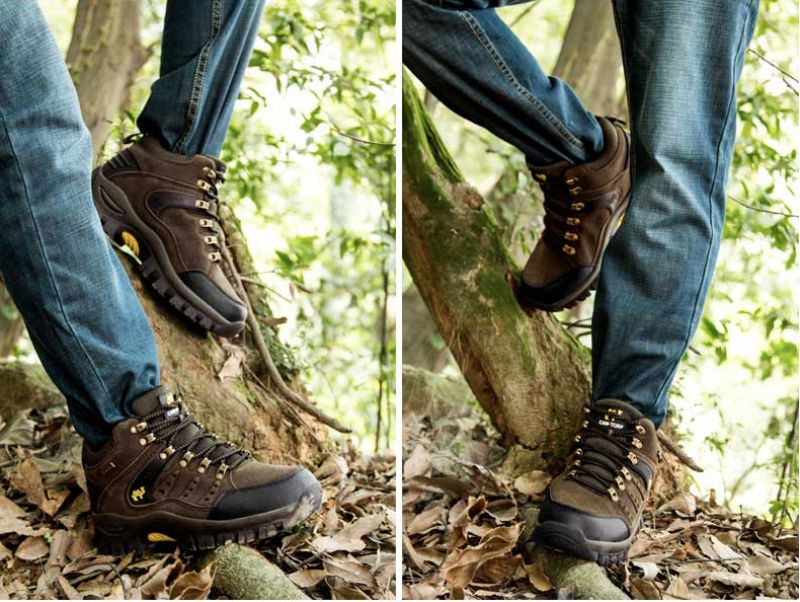 4d Buty Trekkingowe - Zieleń wojskowa