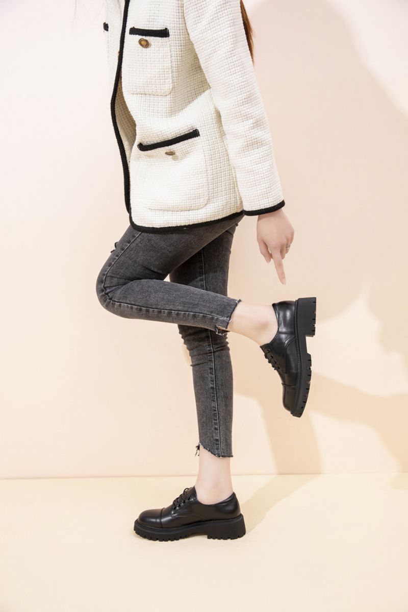 Aaren Damskie Buty Typu Oxford - Brązowy