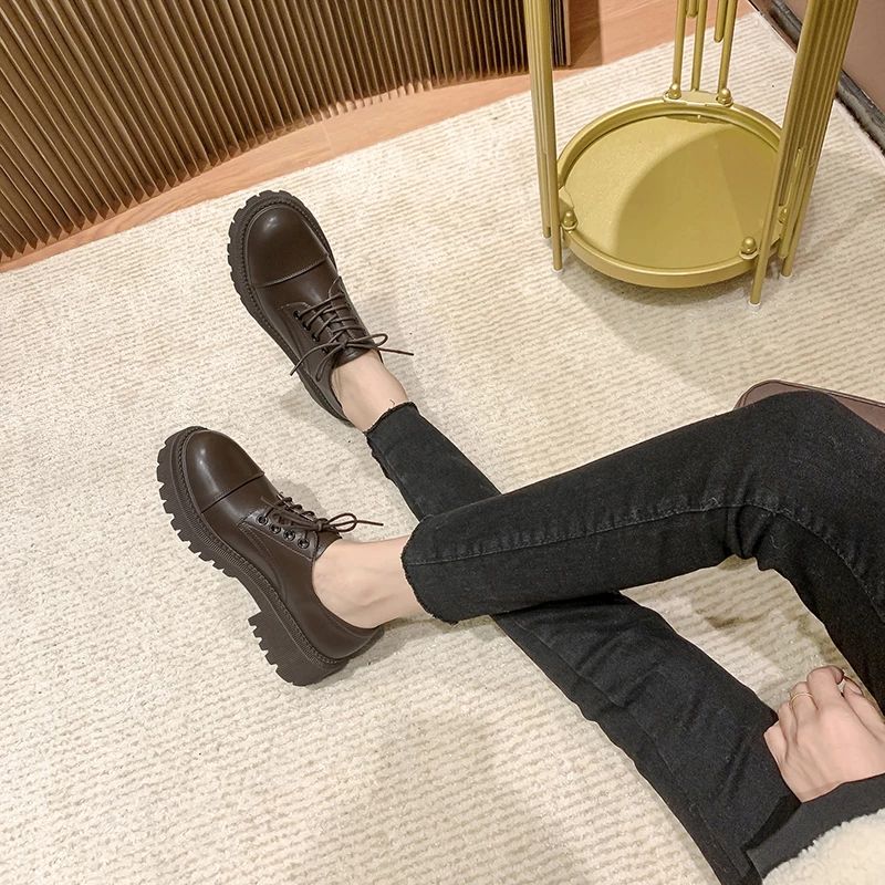 Aaren Damskie Buty Typu Oxford - Brązowy