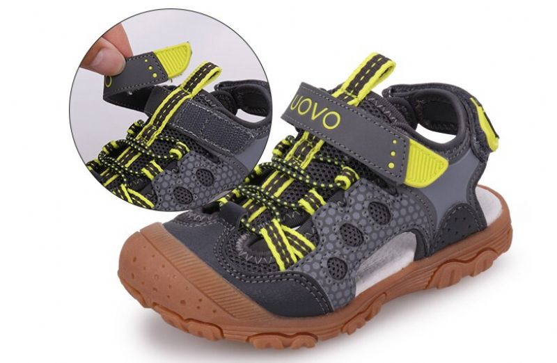 Adan Chłopięce Sandały Outdoorowe - Szary