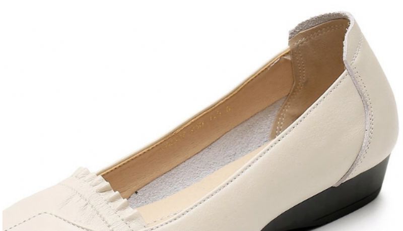 Adela Damskie Płaskie Buty - Czerwony