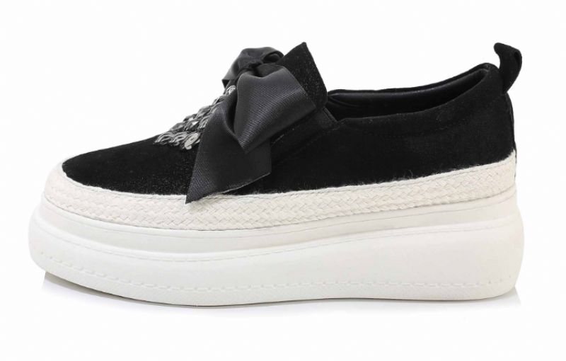 Adoura Damskie Buty Na Platformie - Morelowy