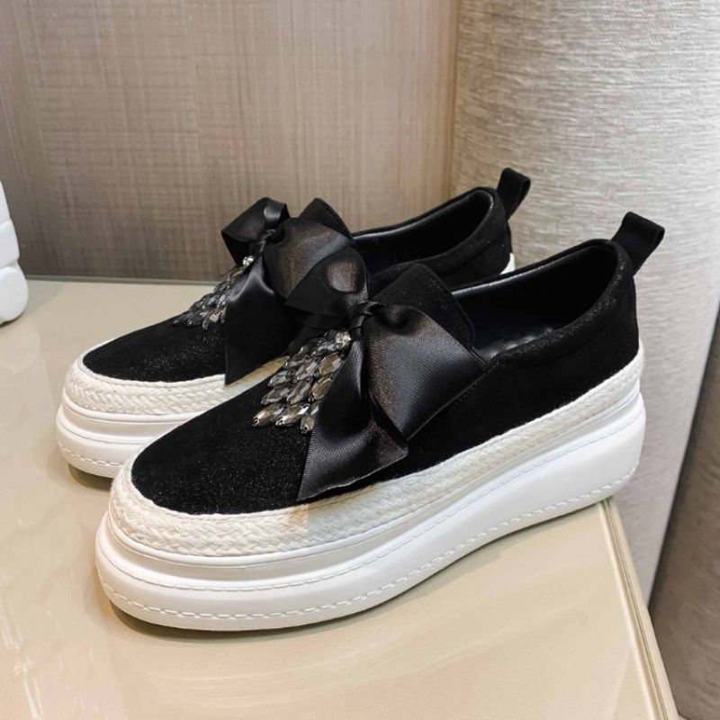 Adoura Damskie Buty Na Platformie - Morelowy