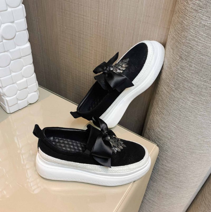Adoura Damskie Buty Na Platformie - Morelowy