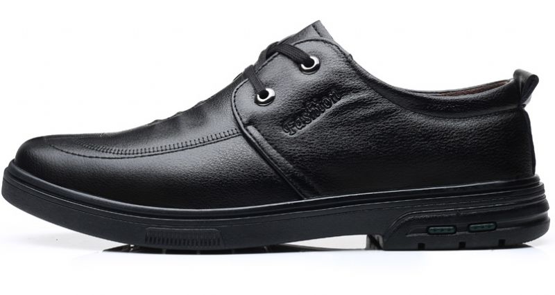Adriano Męskie Mokasyny Eleganckie Buty - Czarny