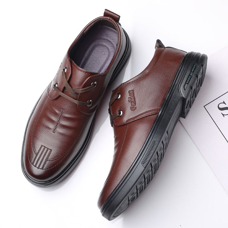 Adriano Męskie Mokasyny Eleganckie Buty - Czarny