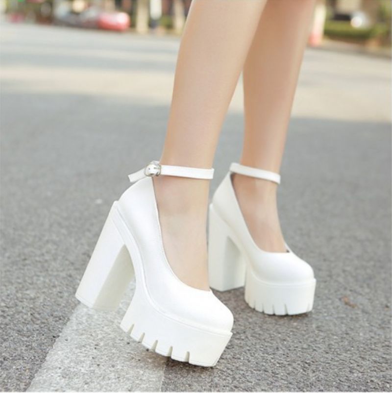 Aitana Damskie Buty Na Platformie - Czarny