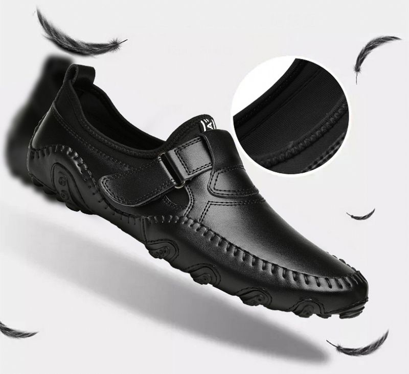 Akon Męskie Loafers Buty Codzienne - Niebieski
