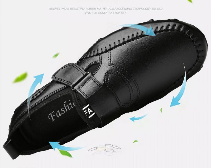 Akon Męskie Loafers Buty Codzienne - Niebieski