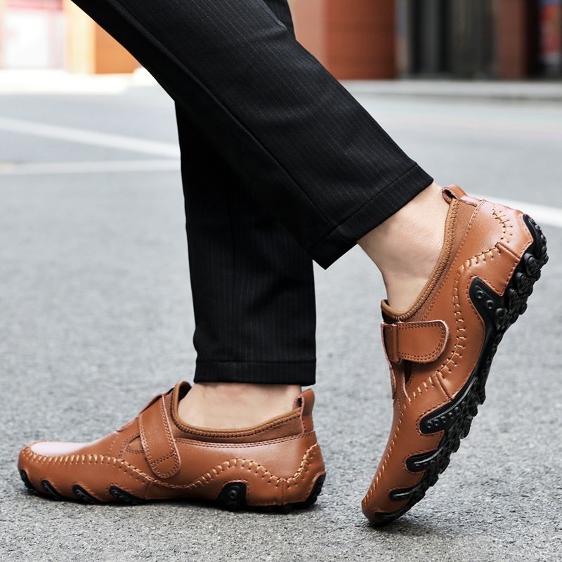 Akon Męskie Loafers Buty Codzienne - Niebieski