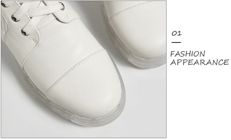 Alana Boots Mid Calf - Biały