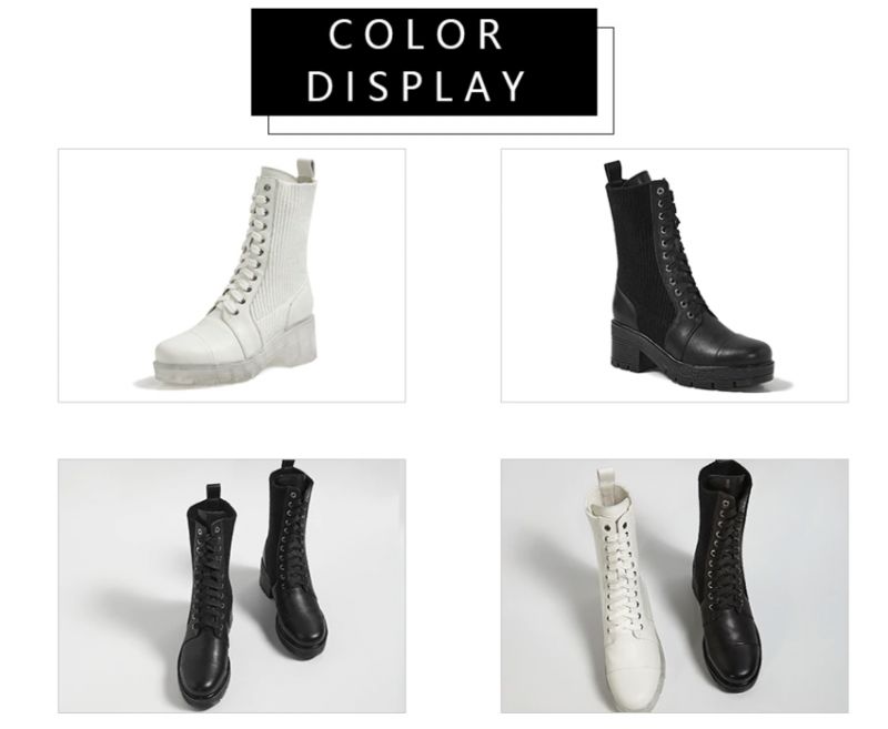 Alana Boots Mid Calf - Biały