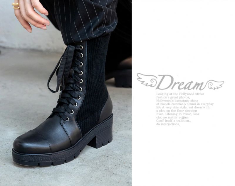 Alana Boots Mid Calf - Biały