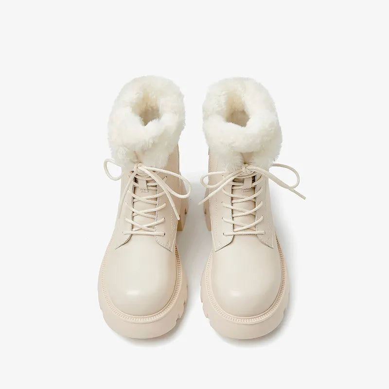 Alanis Damskie Buty Śnieżne - Khaki
