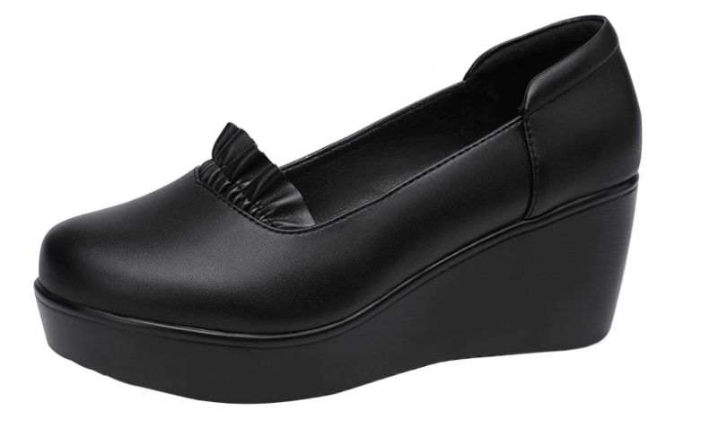 Albani Damskie Buty Na Koturnie - Czarny