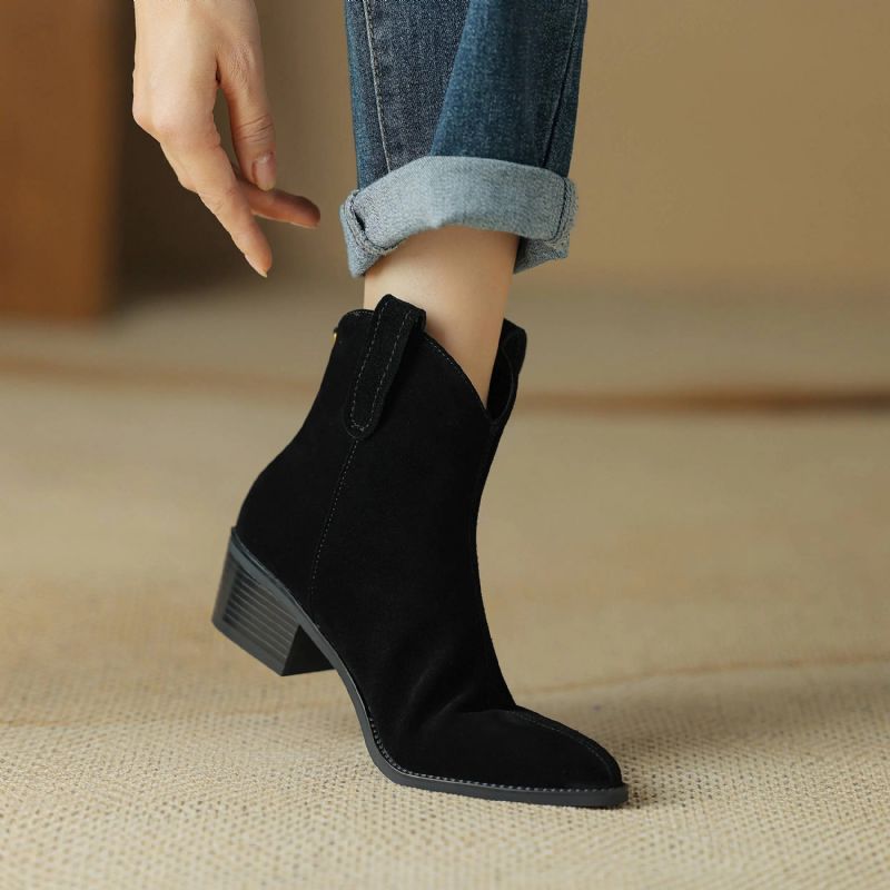 Albania Damskie Buty Kowbojskie - Brązowy