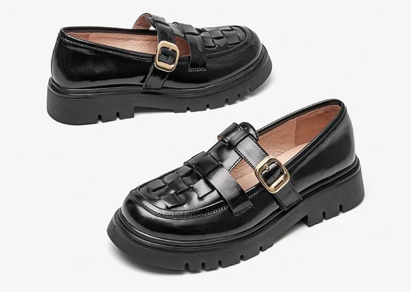 Albany Damskie Buty Na Platformie - Czarny