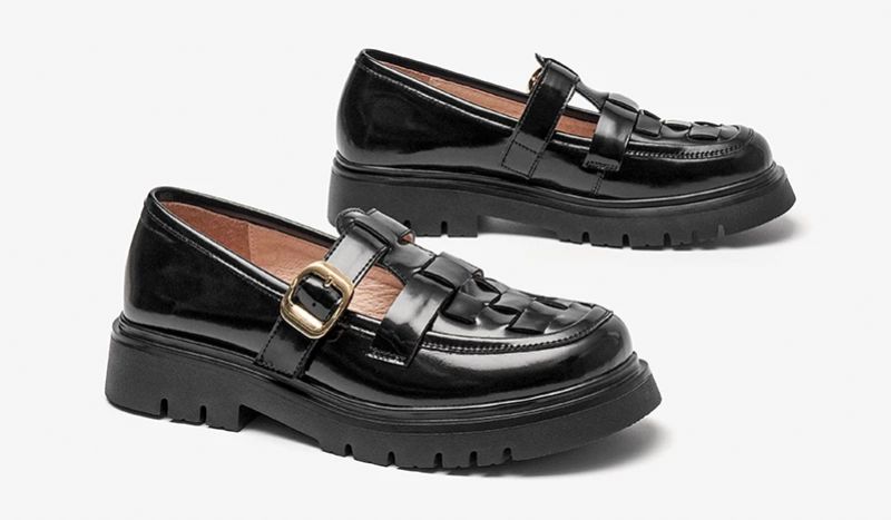 Albany Damskie Buty Na Platformie - Czarny