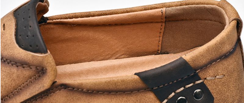 Alberth Męskie Mokasyny Codzienne Buty - Khaki