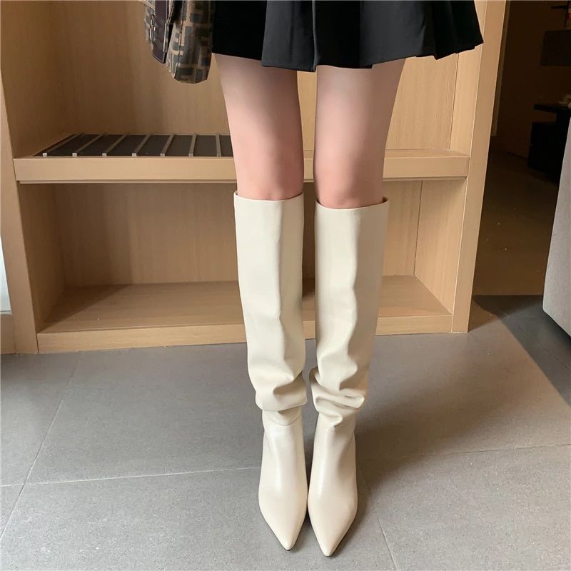 Alberty Damskie Buty - Czarny Bez futra
