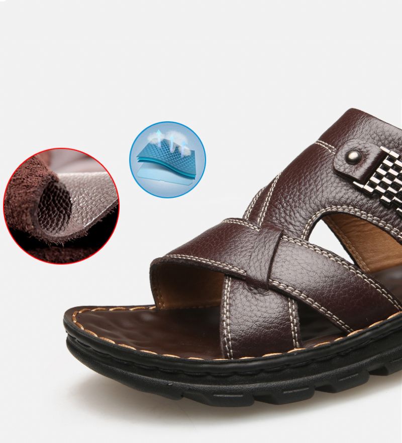 Albiol Męskie Sandały Fashion - Brązowy