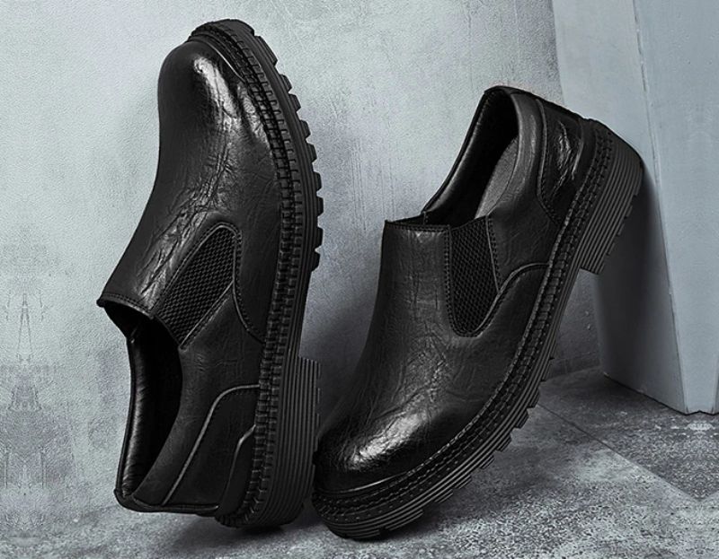Alden Męskie Buty Wsuwane Oxford - Szary