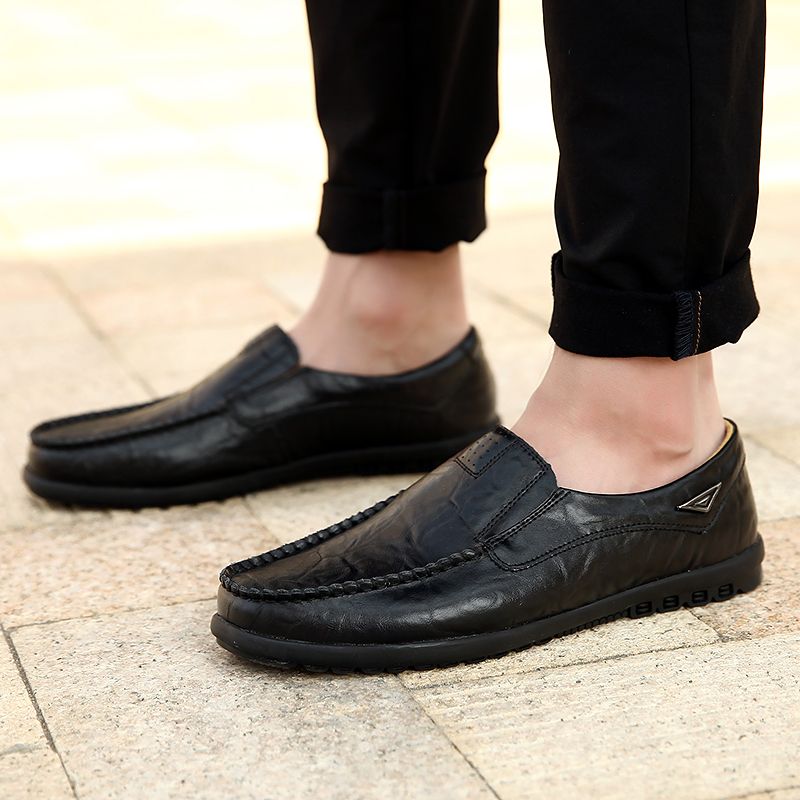 Alei Męskie Mokasyny Eleganckie Buty - Pomarańczowy
