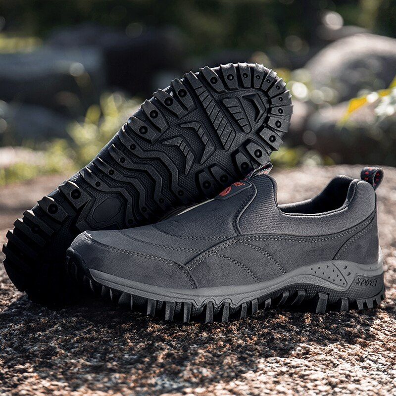 Alejo Męskie Buty Sportowe Outdoorowe - Czarny