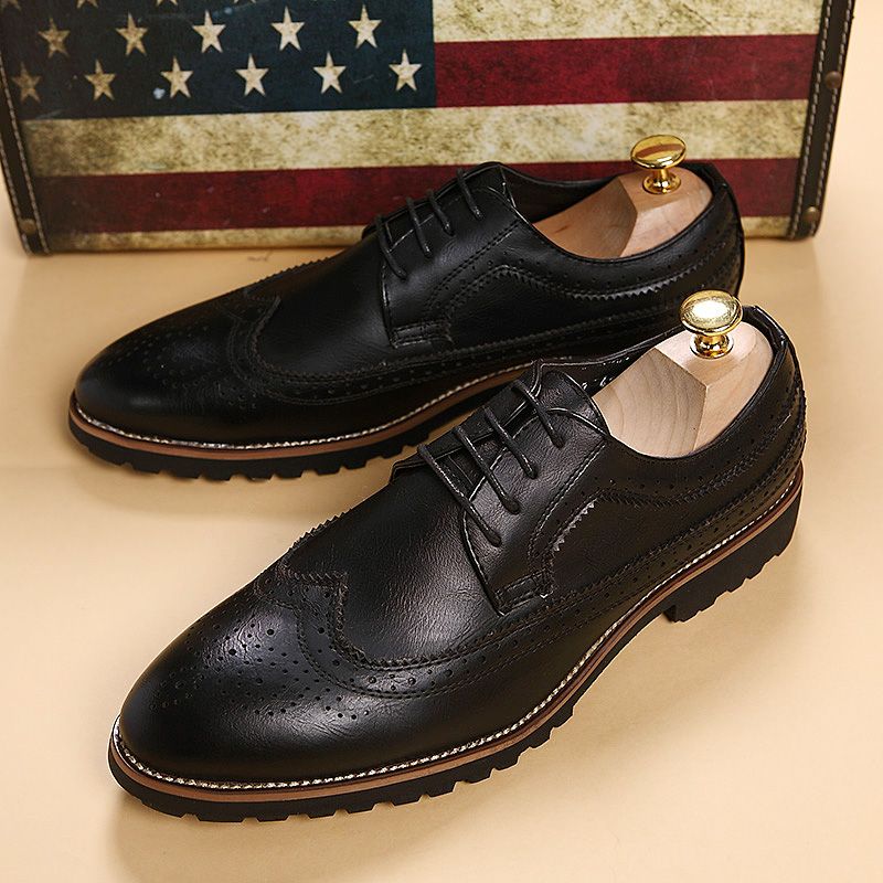 Alemar Męskie Mokasyny Eleganckie Buty - Brązowy