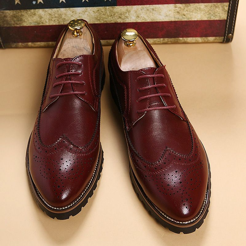 Alemar Męskie Mokasyny Eleganckie Buty - Brązowy