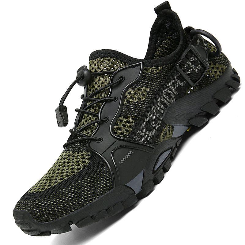 Alessio Męskie Buty Sportowe Outdoorowe - Oliwkowy
