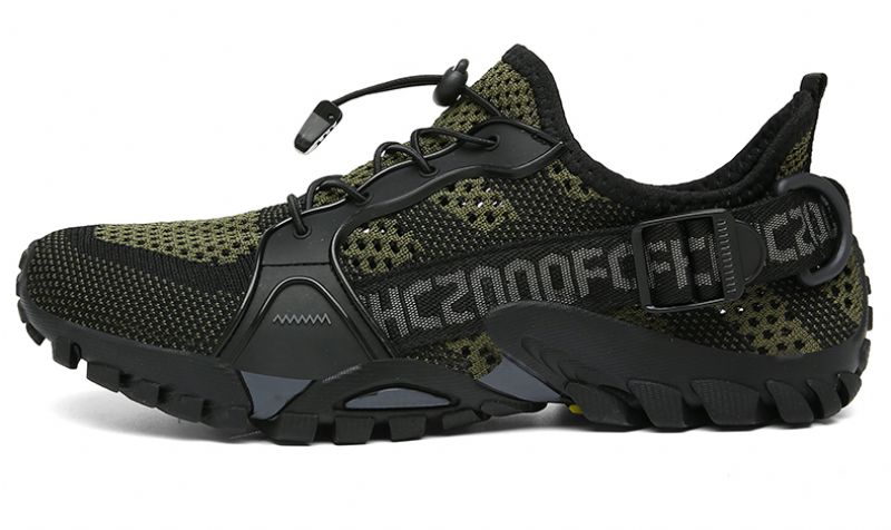Alessio Męskie Buty Sportowe Outdoorowe - Oliwkowy