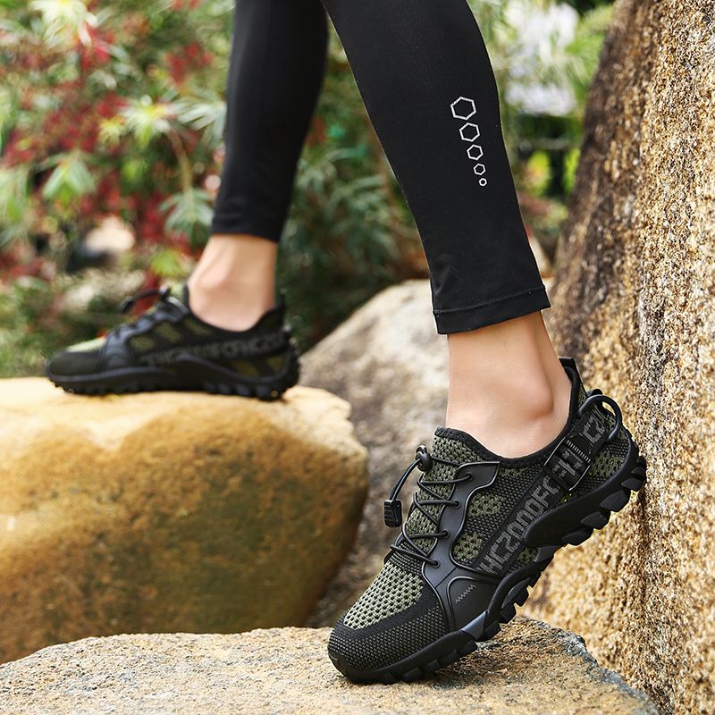 Alessio Męskie Buty Sportowe Outdoorowe - Oliwkowy