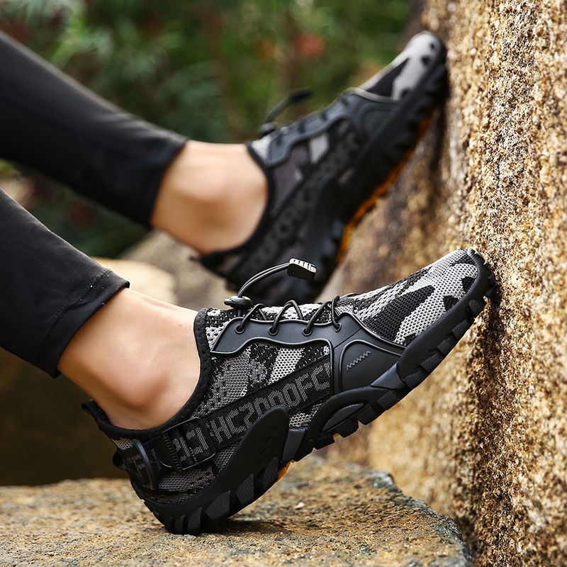 Alessio Męskie Buty Sportowe Outdoorowe - Oliwkowy