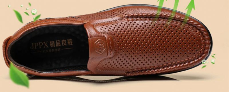 Alevin Męskie Mokasyny Eleganckie Buty - Czarny