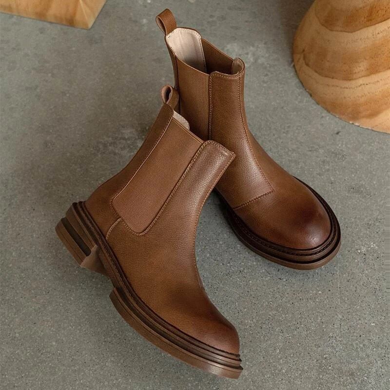 Alexa Damskie Buty Kowbojskie - Brązowy