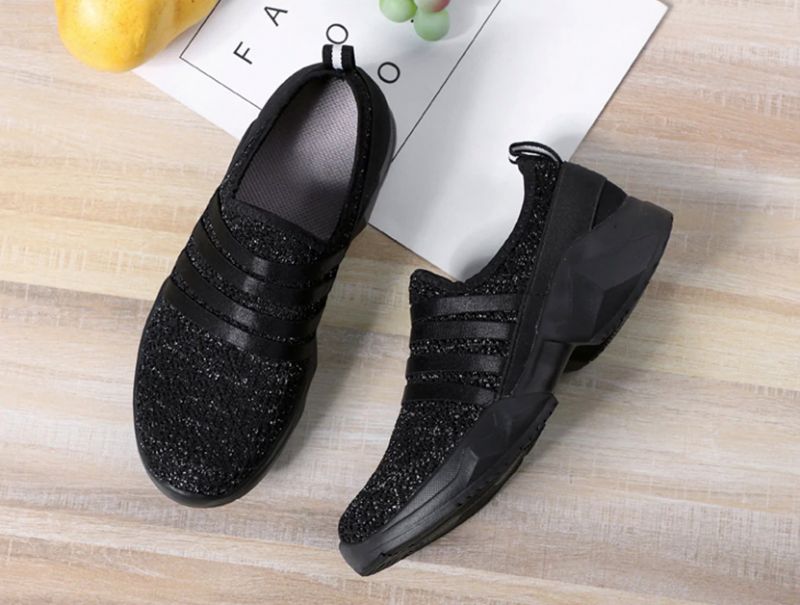 Alina Damskie Buty Wsuwane - Czarny