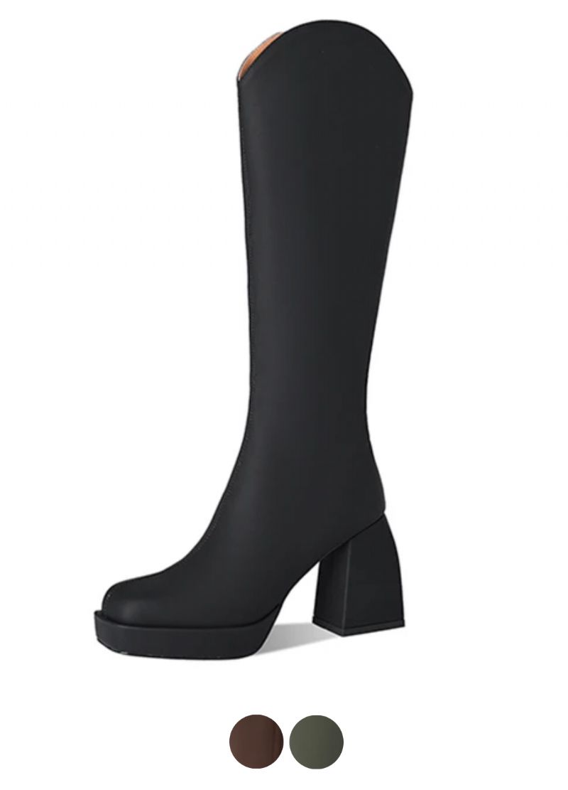 Alison Damskie Buty Kowbojskie Do Kolan