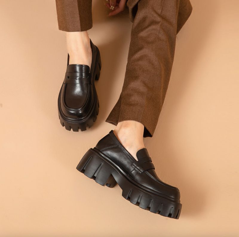 Alison Damskie Buty Na Platformie - Czarny