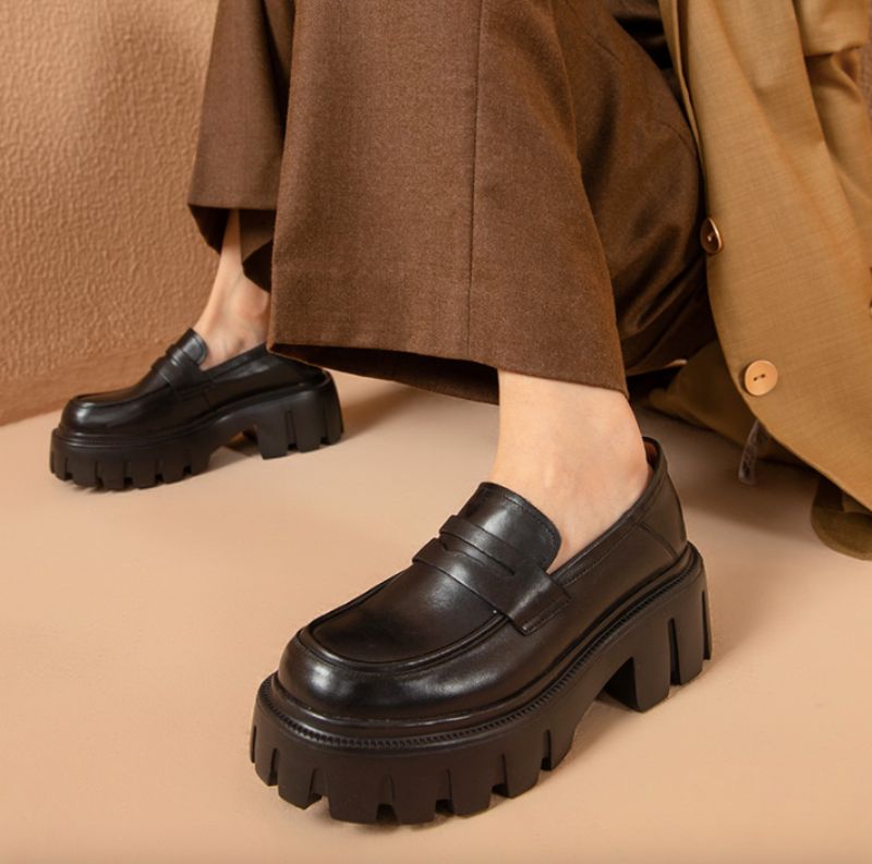 Alison Damskie Buty Na Platformie - Czarny