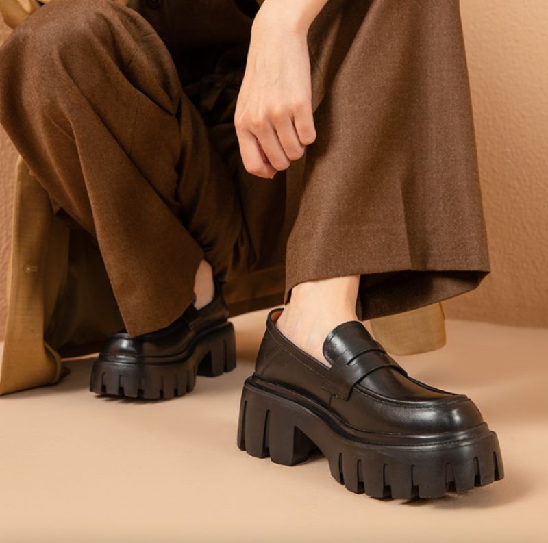Alison Damskie Buty Na Platformie - Czarny