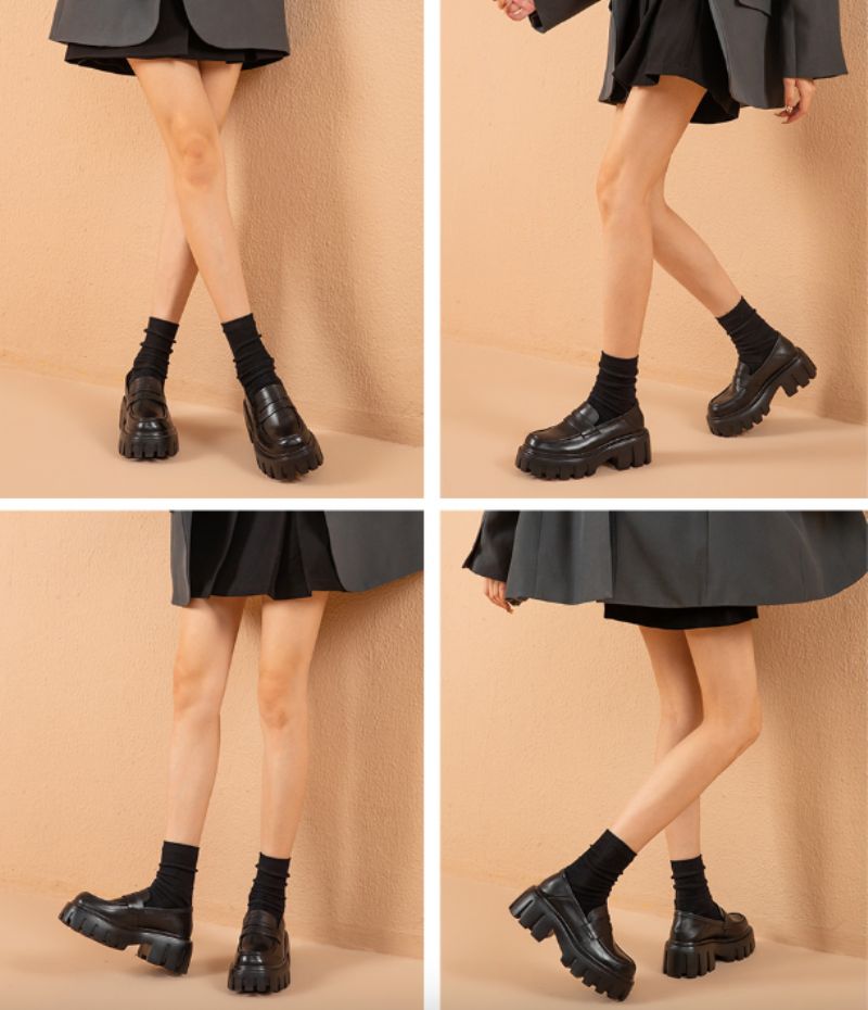 Alison Damskie Buty Na Platformie - Czarny