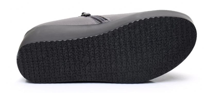 Alix Damskie Buty Na Platformie Spring Autumn Slip-on - Szary