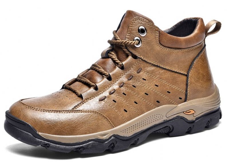 Allen Męskie Buty Śnieżne - Brązowe futro