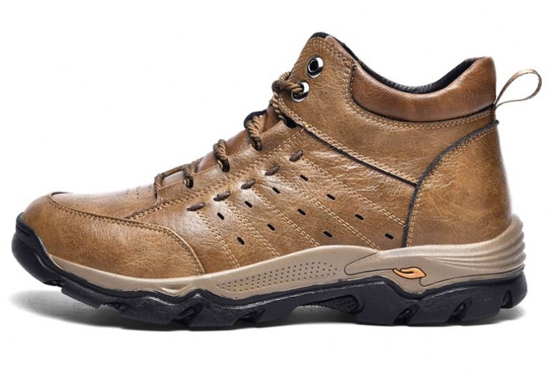 Allen Męskie Buty Śnieżne - Brązowe futro